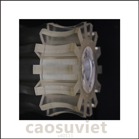 Bánh đai bọc nhựa PU kháng mòn